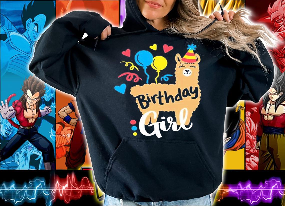 Llama Birthday Girl Shirt t-shirt