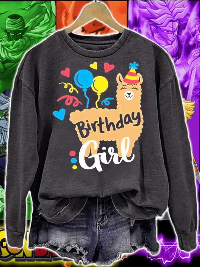 Llama Birthday Girl Shirt t-shirt