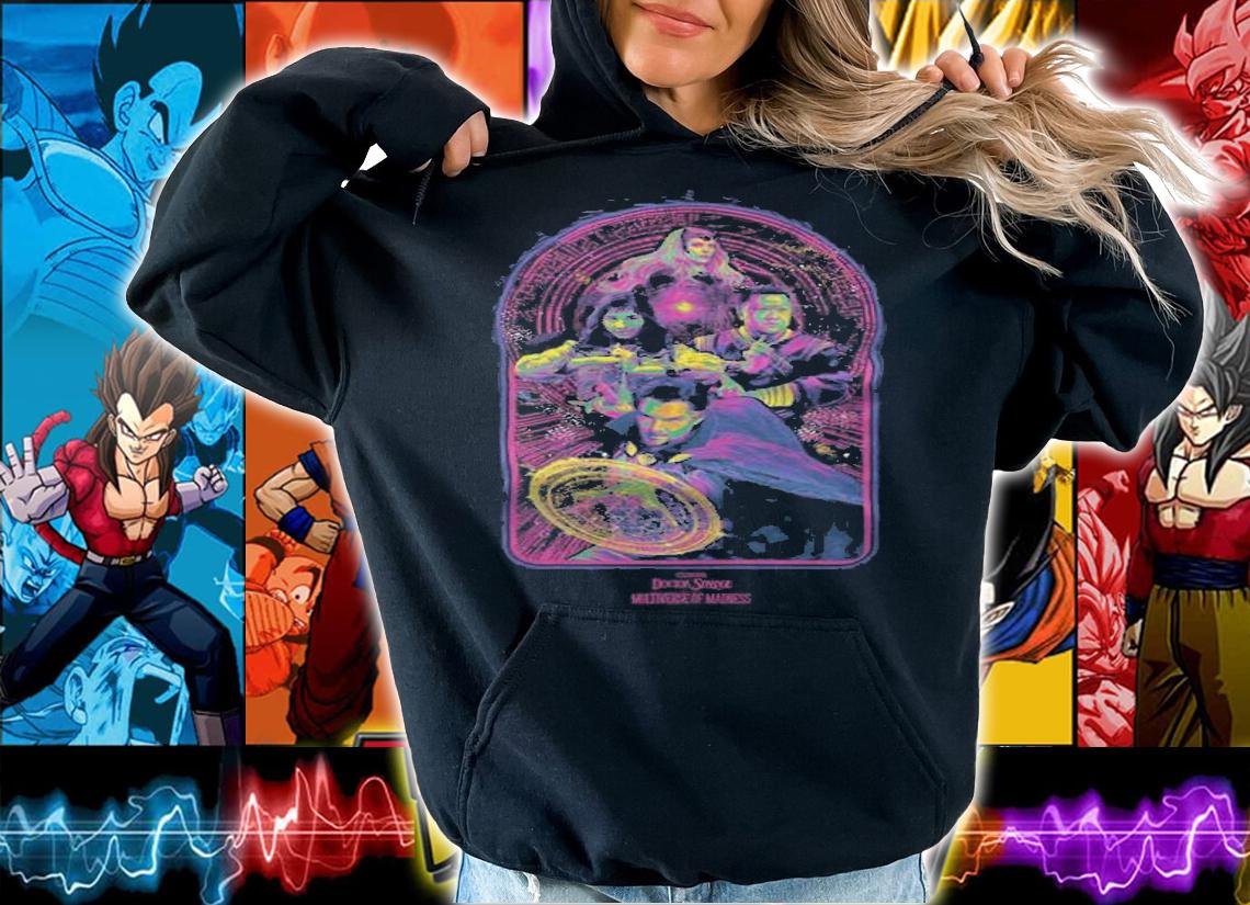 Marvel Dr. Strange neon group T-shirt t-shirt