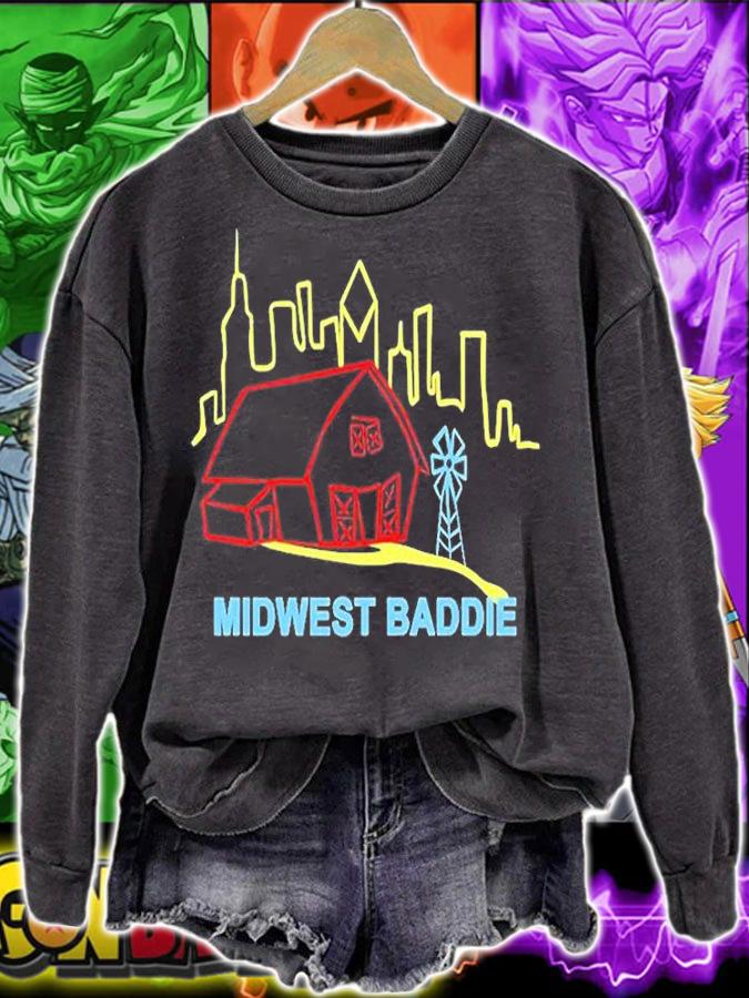 Midwest Baddie Caucasian James T-Shirt t-shirt sweatshirt