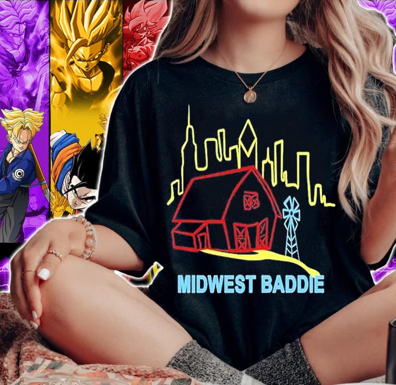 Midwest Baddie Caucasian James T-Shirt t-shirt woman shirt