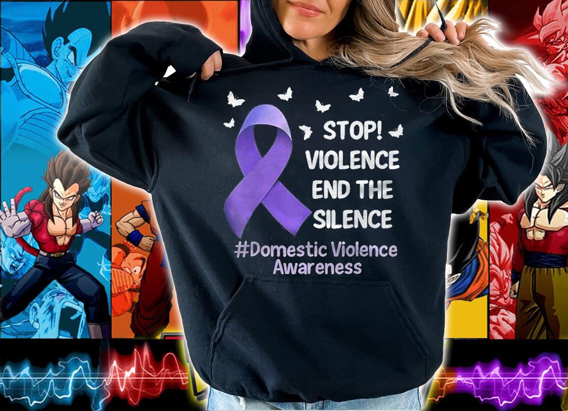 Stop Violence End Silence Domestic Violence Suppor Shirt t-shirt