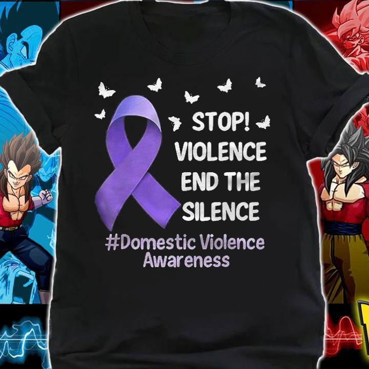 Stop Violence End Silence Domestic Violence Suppor Shirt t-shirt