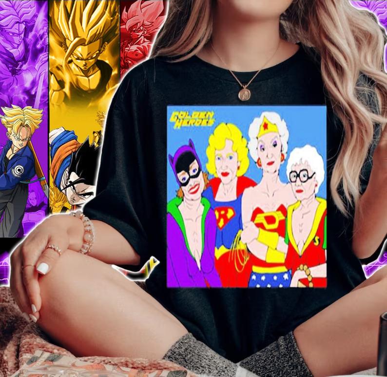 The Golden Girls Golden Heroes Shirt t-shirt woman shirt