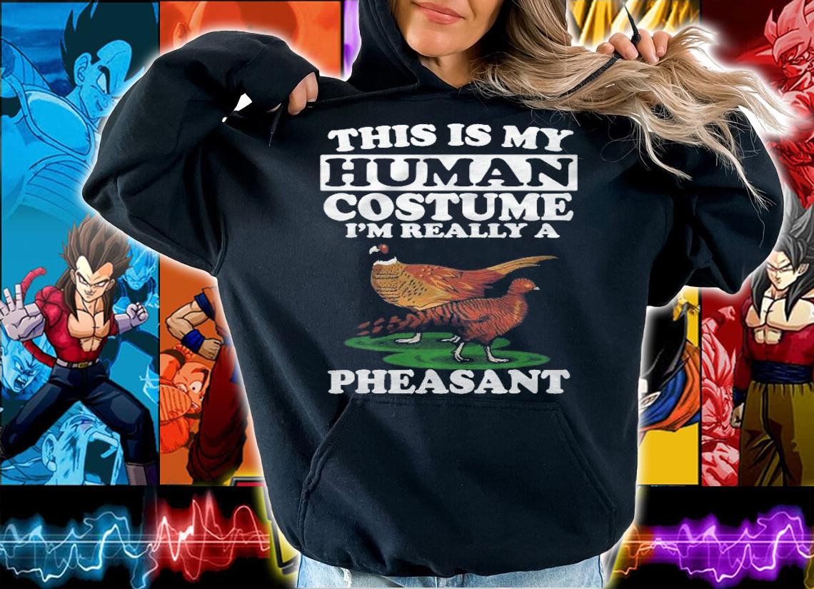 This Is My Human Costume Im Really A Pheasant Bird Shirt t-shirt hoodie