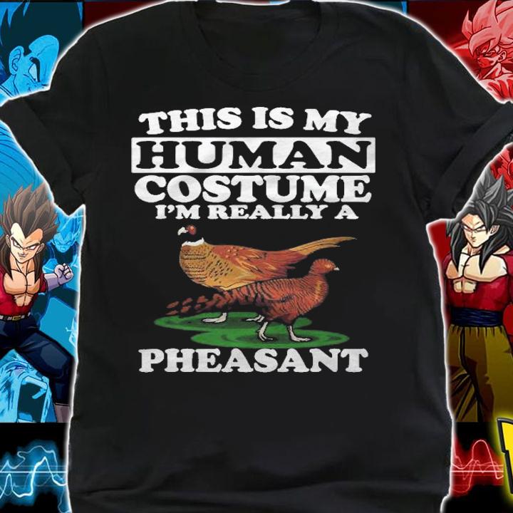 This Is My Human Costume Im Really A Pheasant Bird Shirt t-shirt shirt