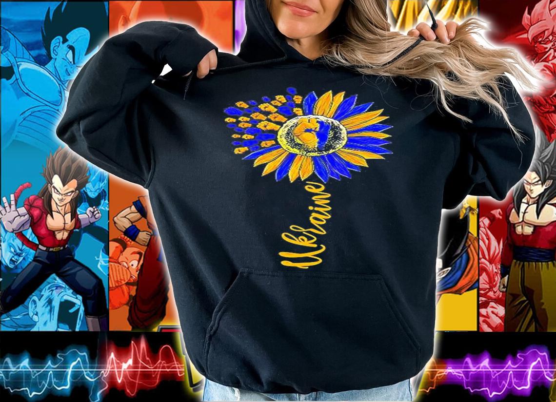 Ukraine Flower Flag Support I Stand With Ukraine T-Shirt t-shirt