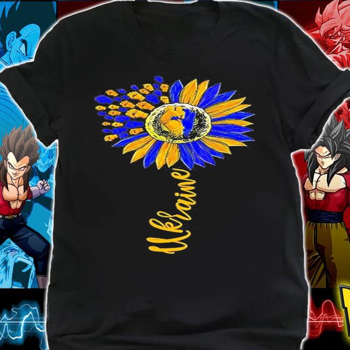 Ukraine Flower Flag Support I Stand With Ukraine T-Shirt t-shirt