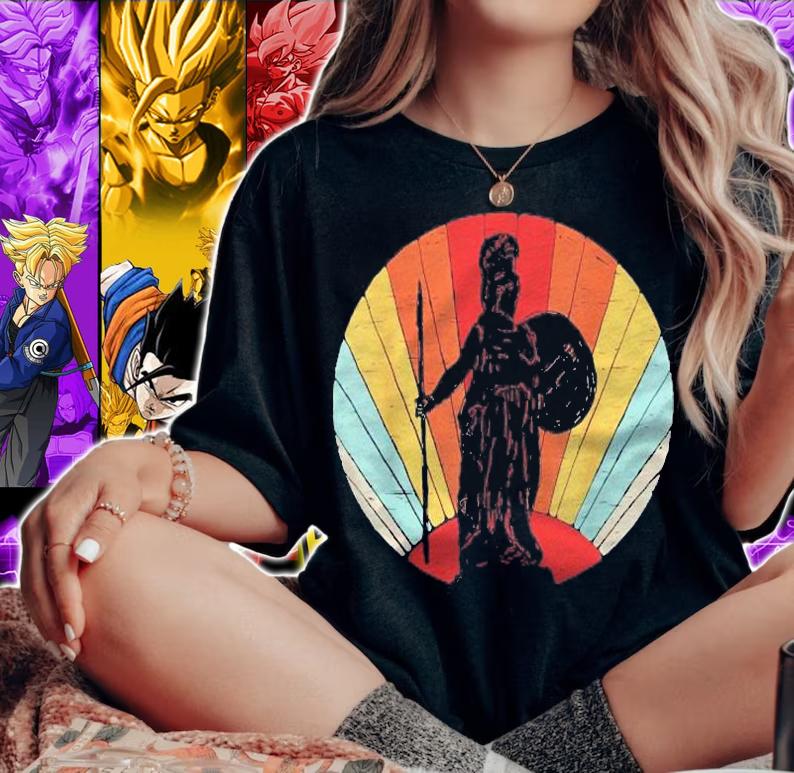 Vintage Retro Athena Shirt Greek Goddess Shirt t-shirt