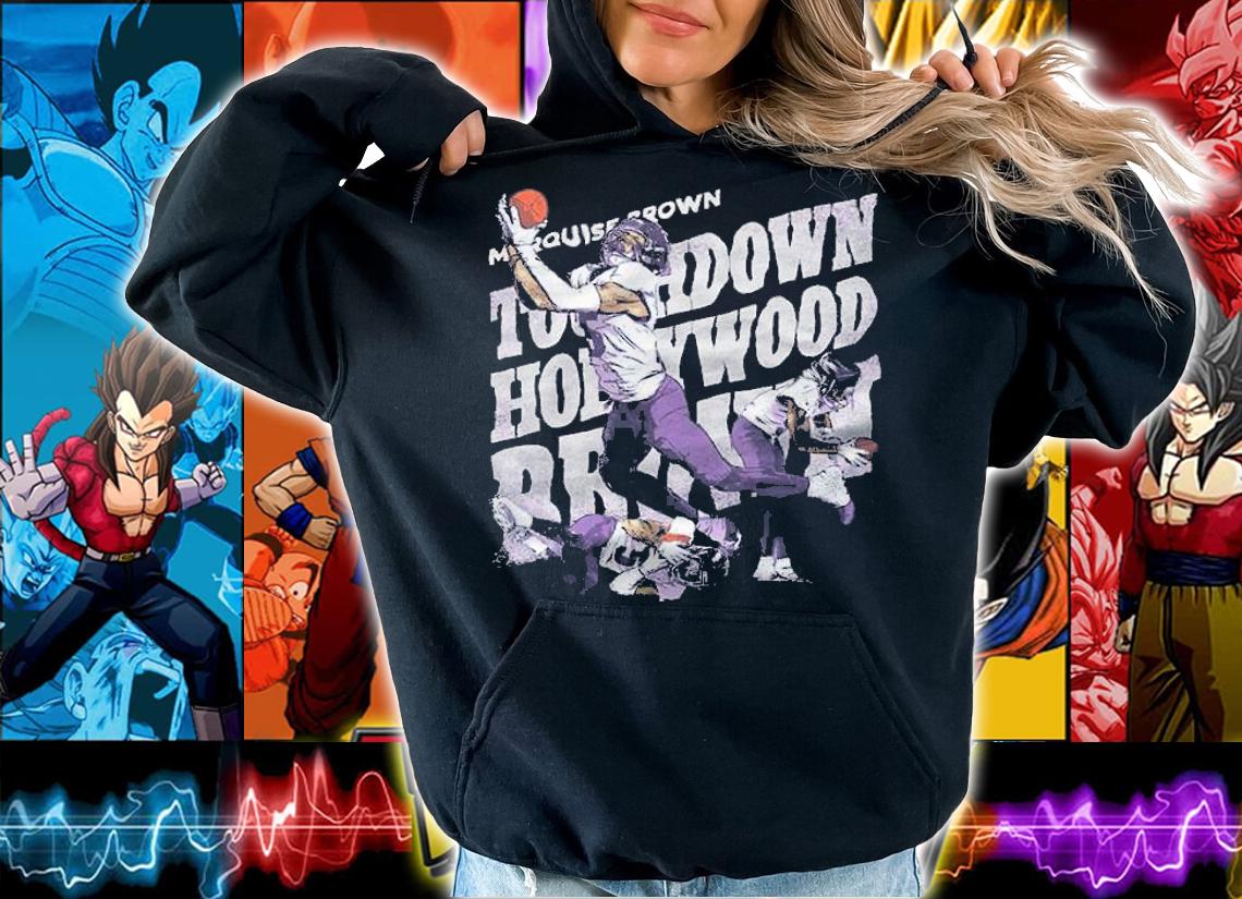 Marquise Brown Hollywood Baltimore Football Shirt t-shirt hoodie