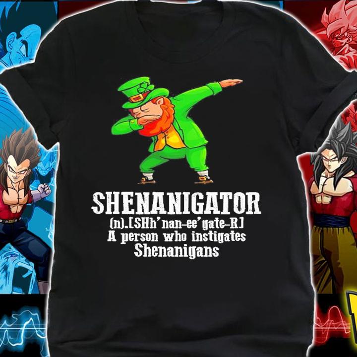Saint Paddys Dabbing Shenanigator St Patricks Day T-Shirt t-shirt