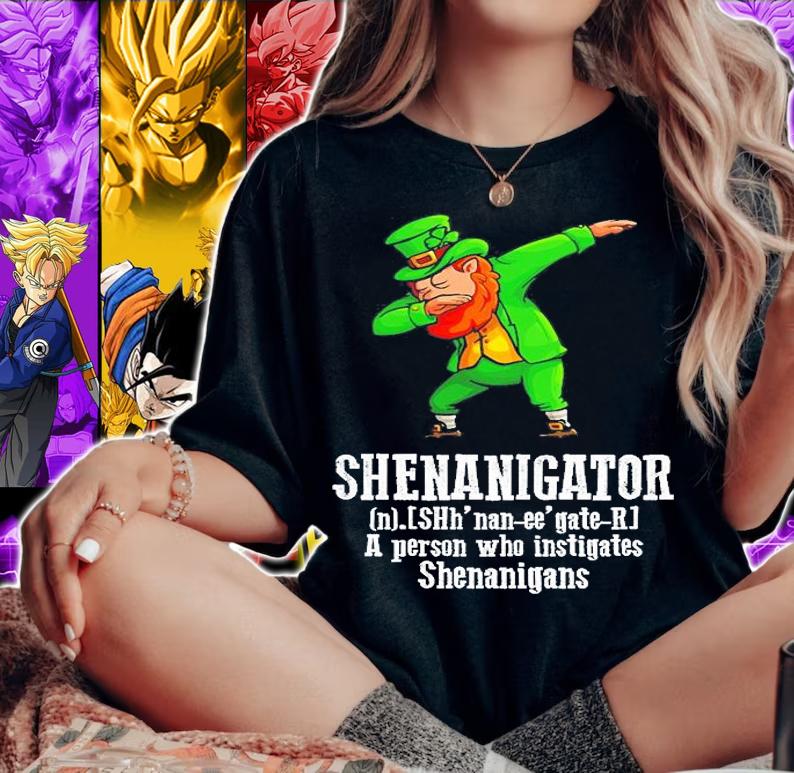 Saint Paddys Dabbing Shenanigator St Patricks Day T-Shirt t-shirt