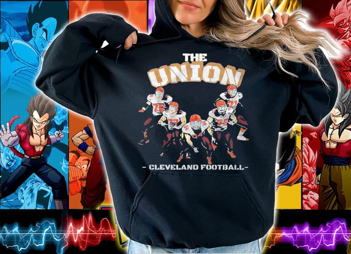 The Union Cleveland Browns football T-shirt t-shirt hoodie