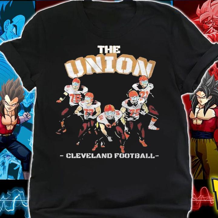 The Union Cleveland Browns football T-shirt t-shirt shirt