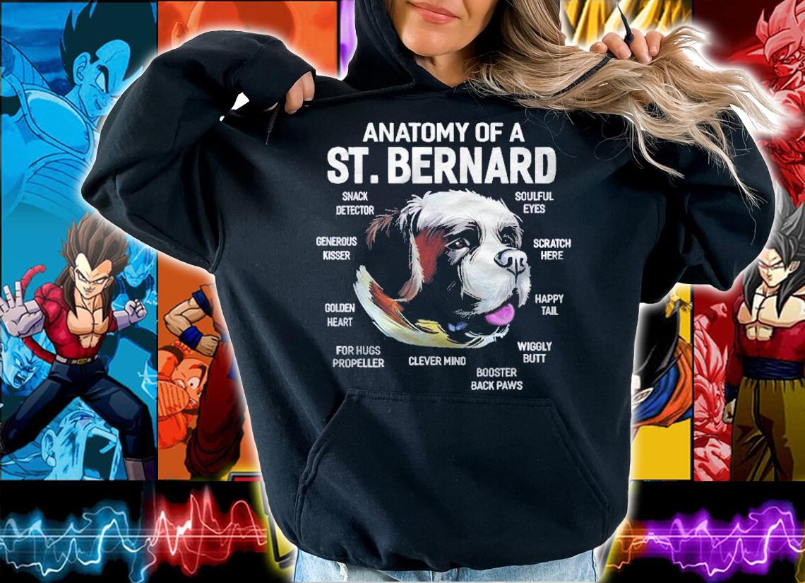 Dogs 365 Anatomy Of A St. Bernard Dog Funny Gift Shirt t-shirt hoodie