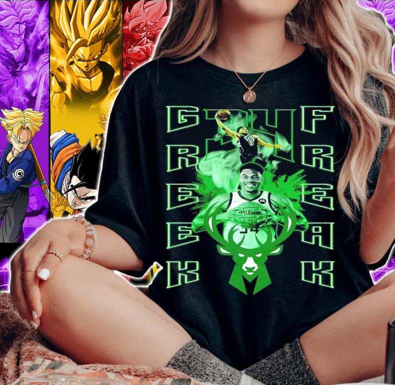 Giannis Antetokounmpo Milwaukee Bucks Shirt t-shirt woman shirt