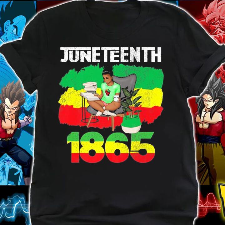 Junenth Celebrating Black Freedom 1865 African T-Shirt t-shirt