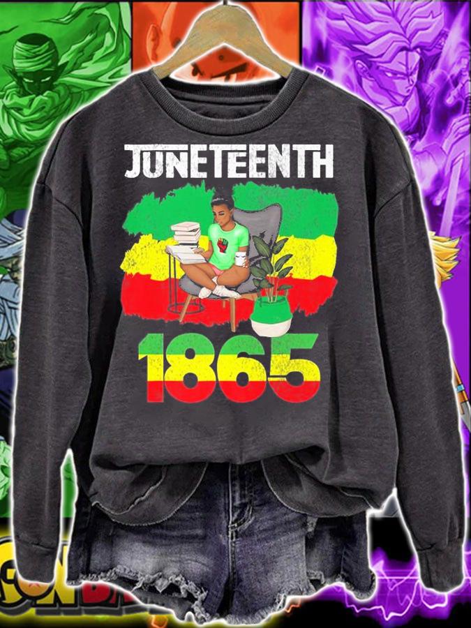 Junenth Celebrating Black Freedom 1865 African T-Shirt t-shirt