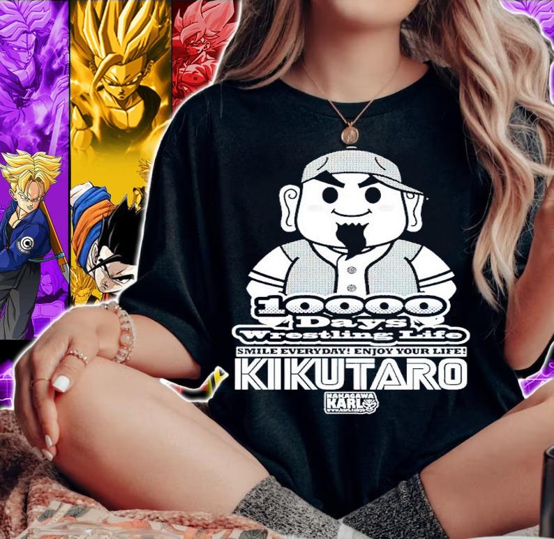 Kikutaro 10000day Wrestling Life Shirt t-shirt woman shirt