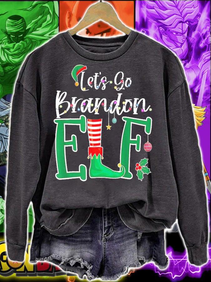 Lets Go Branson Brandon Elf Matching Family Christmas Pajama T-Shirt t-shirt sweatshirt