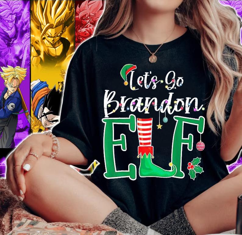 Lets Go Branson Brandon Elf Matching Family Christmas Pajama T-Shirt t-shirt woman shirt