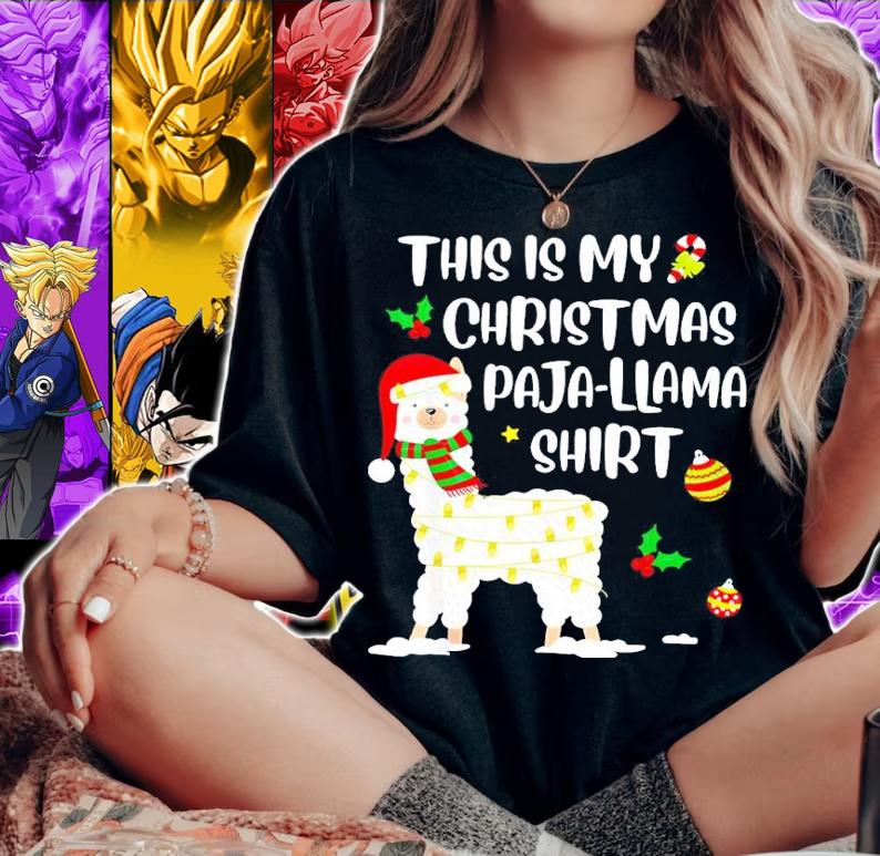 This Is My Christmas Paja Llama Shirt t-shirt woman shirt