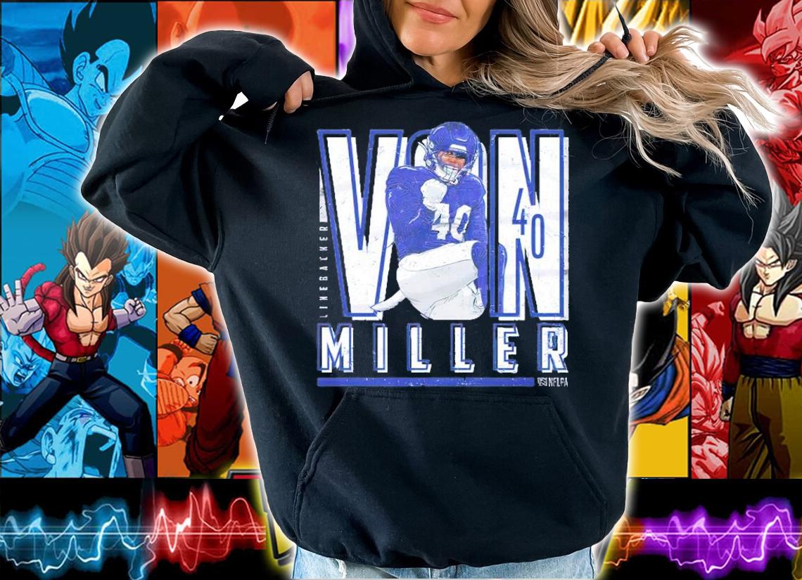 Von Miller Los Angeles R Player Name Football Shirt t-shirt
