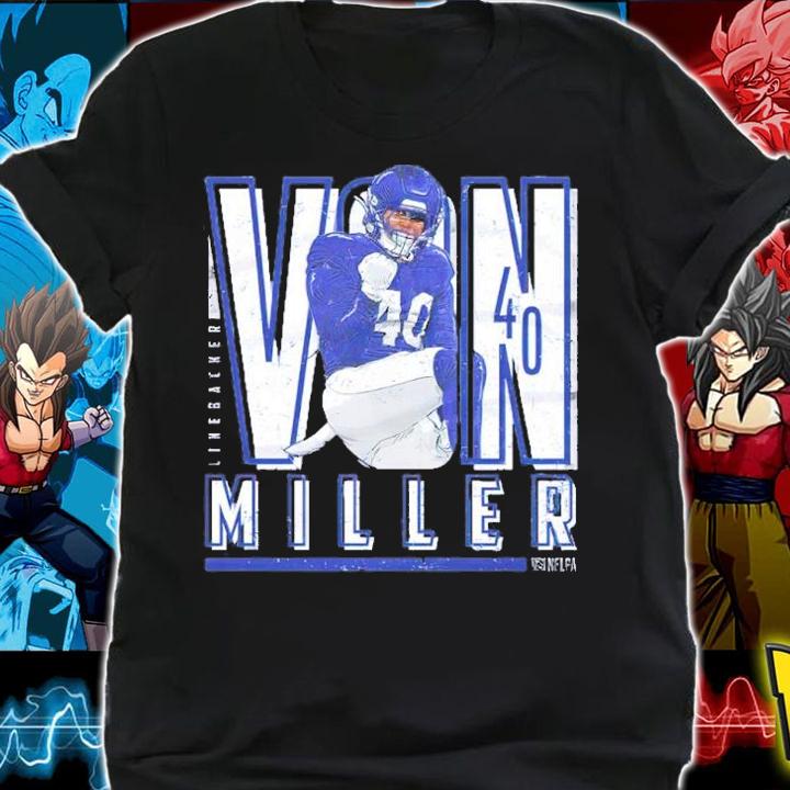 Von Miller Los Angeles R Player Name Football Shirt t-shirt