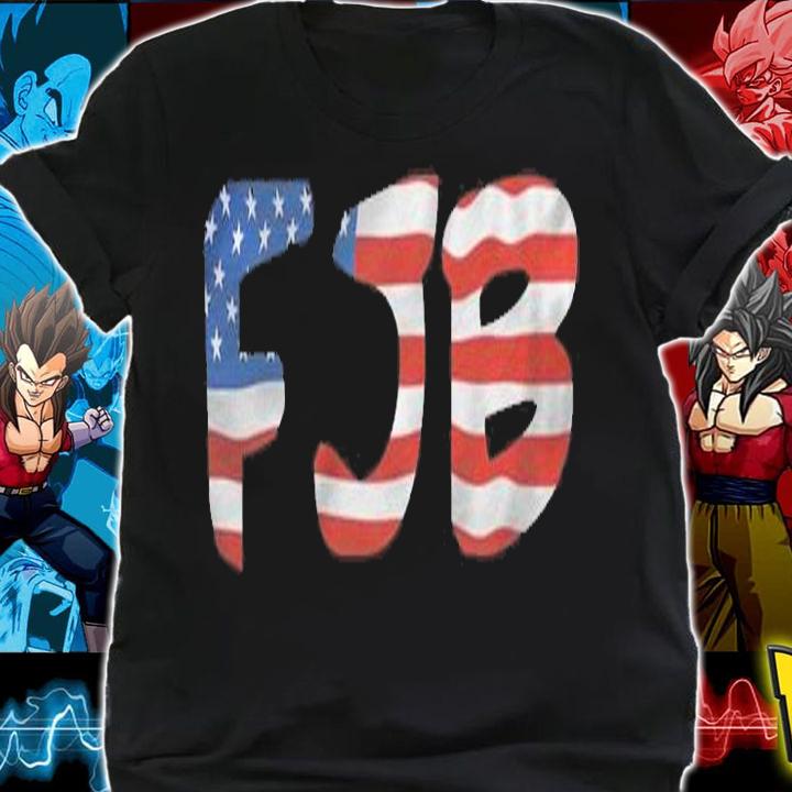 F Joe Biden fJB Fuck Joe Biden Let's Go Brandon Impeach Biden USA Flag T-Shirt t-shirt shirt