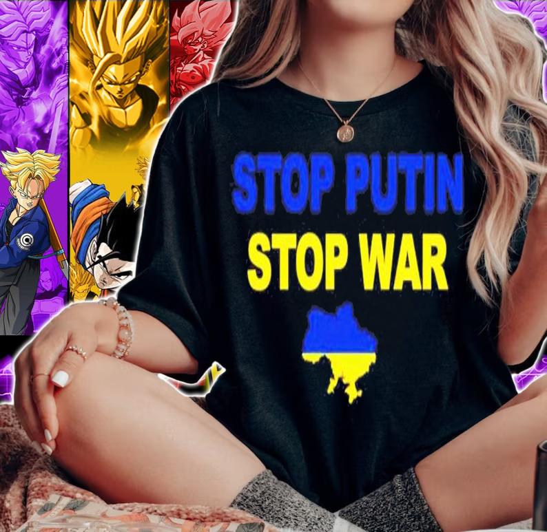 Stop Putin Stop War In Ukraine Shirt t-shirt