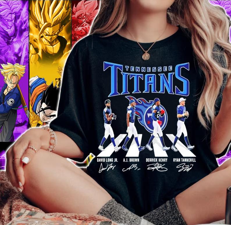 Tennessee Titans Abbey Road Signatures Shirt t-shirt woman shirt