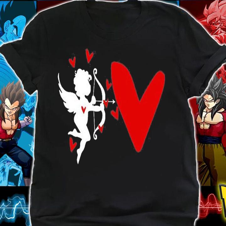 Valentine Cupid Shot My Heart With Love T-Shirt t-shirt shirt