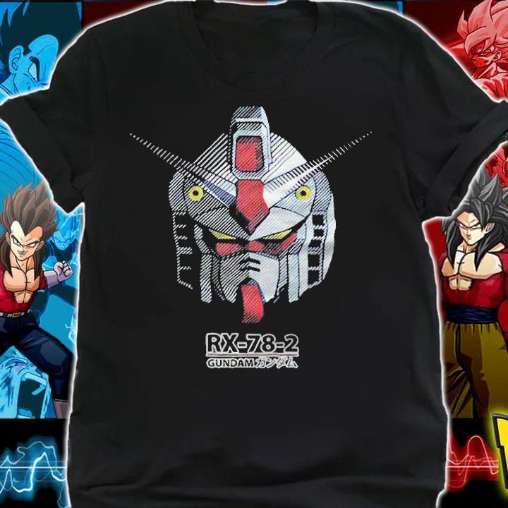Gundam Rx 78 head T-shirt t-shirt shirt