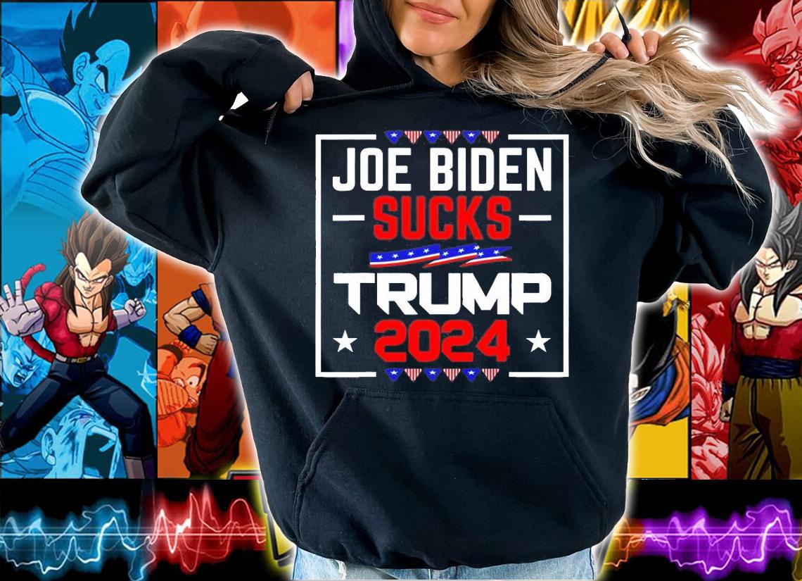 Joe Biden Sucks Trump 2024 President Political Election T-Shirt t-shirt hoodie