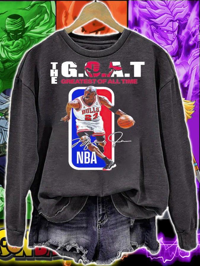 Michael Jordan Thne GOAT greatest of all time signature shirt t-shirt sweatshirt