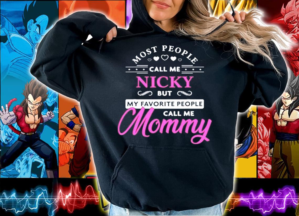 Nicky Name Gift Personalized Mommy T-Shirt t-shirt