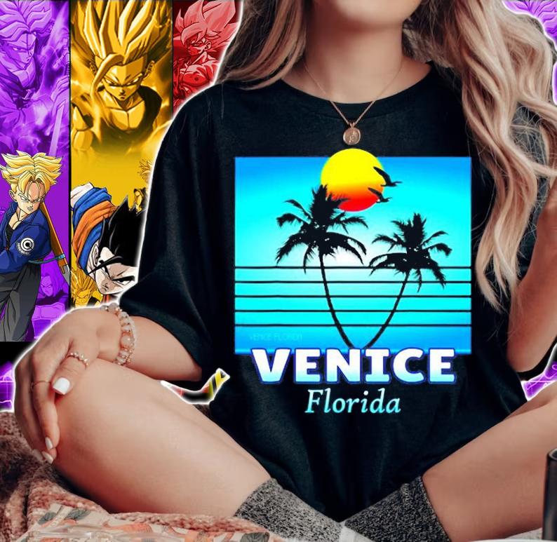 Venice Florida Retro Sarasota County T-Shirt t-shirt woman shirt