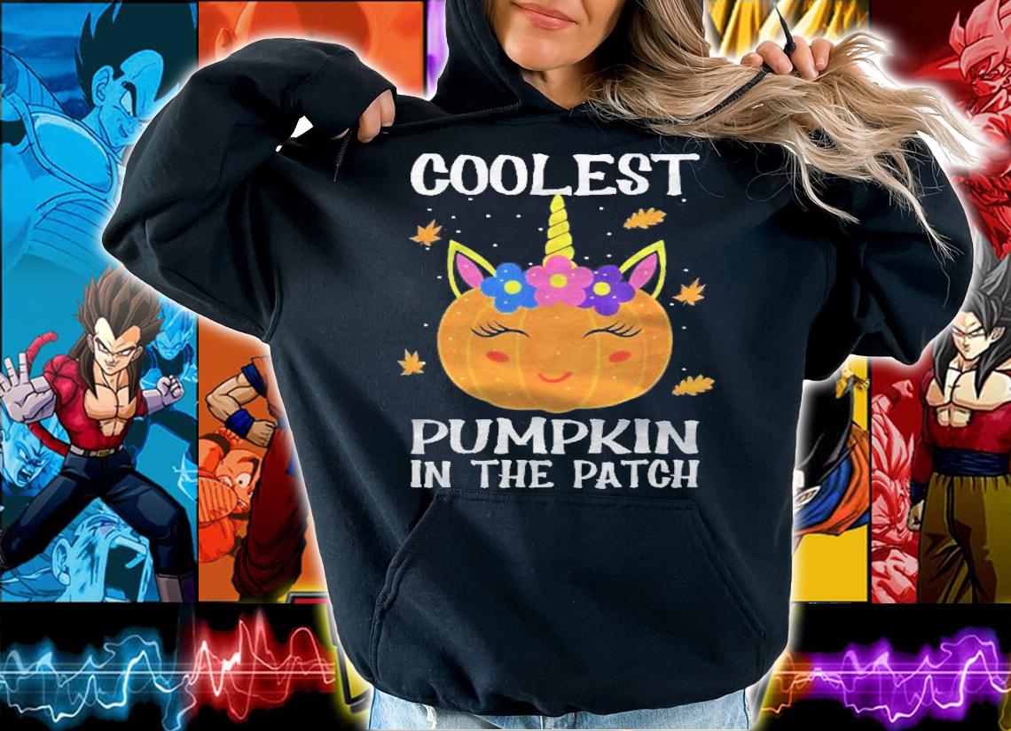 Coolest Pumpkin In The Patch Unicorn Fall Halloween Kids Shirt t-shirt