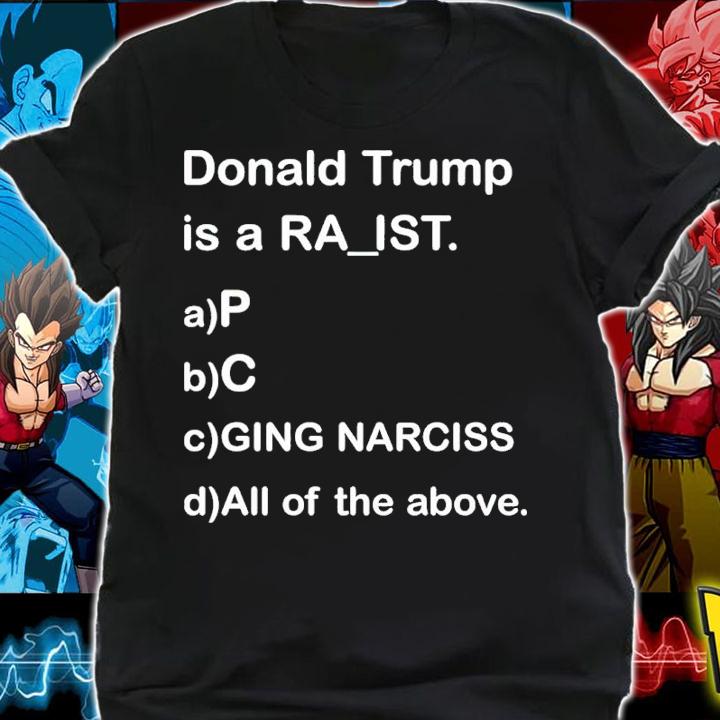 Donald Trump Is A Ra_ist Shirt t-shirt