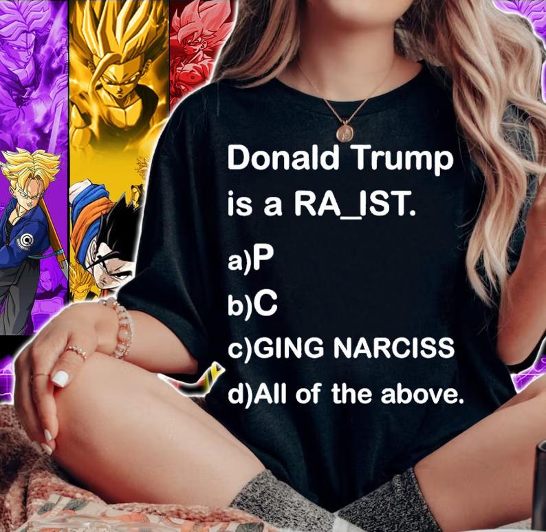 Donald Trump Is A Ra_ist Shirt t-shirt