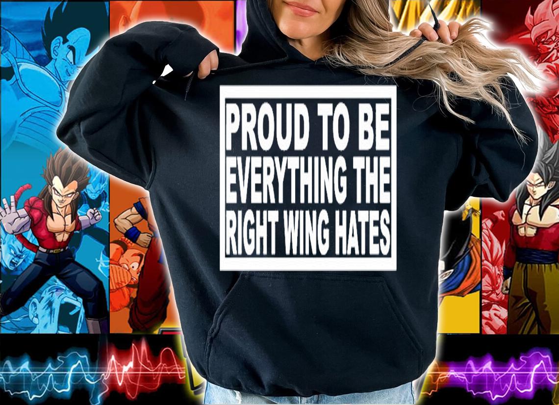 Proud To Be Everything The Right Wing Hates T-Shirt t-shirt hoodie