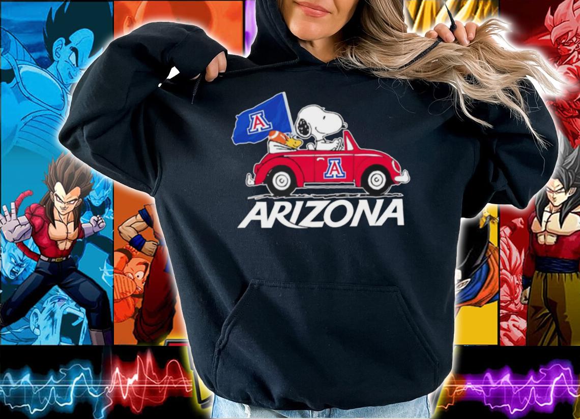 Arizona Wildcats X Snoopy And Woodstock t-shirt hoodie