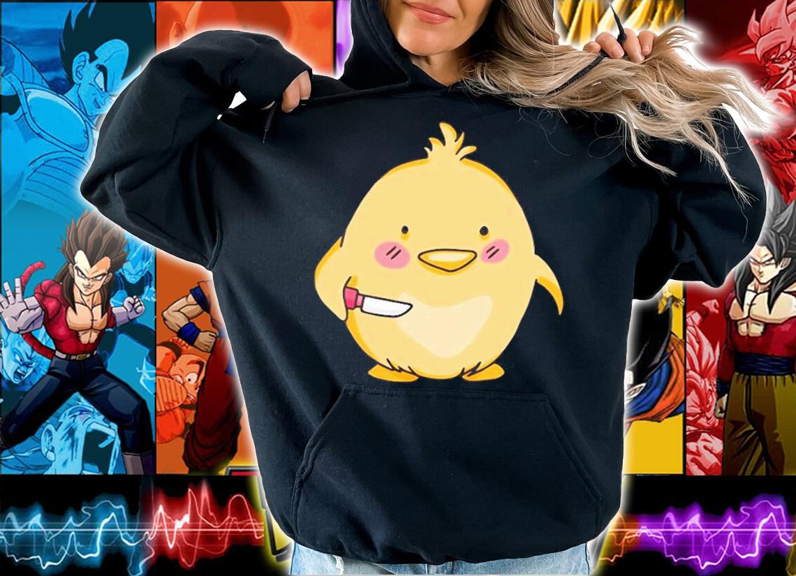 Cute Baby Chick With Knife T-Shirt t-shirt hoodie
