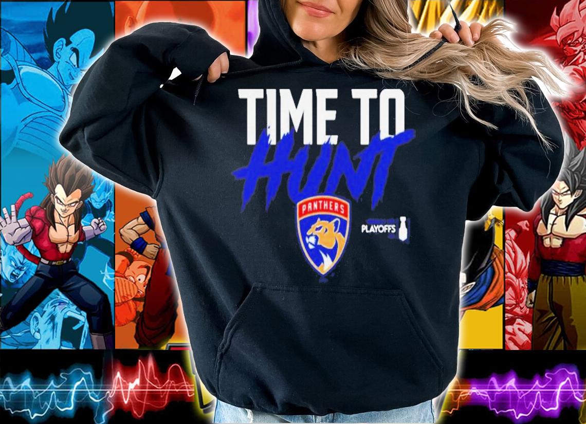 Florida Panthers 2022 Stanley Cup Playoffs Slogan Time To Hunt shirt t-shirt hoodie