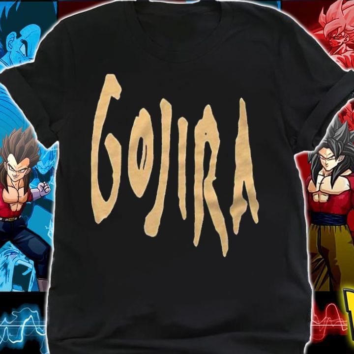 Gojira logo text T-shirt t-shirt shirt