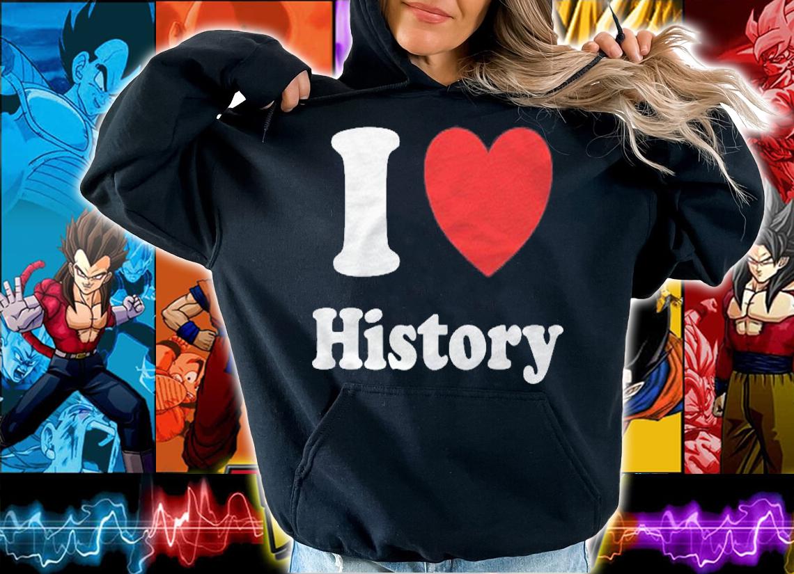 History Teacher Heart I Love History shirt t-shirt