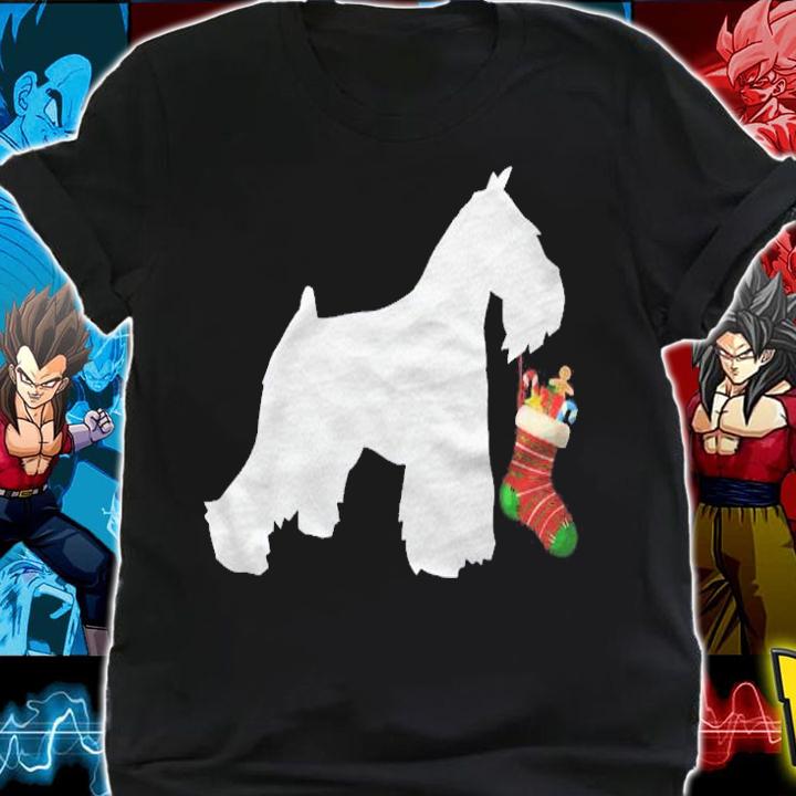 Miniature Schnauzer Christmas Stocking Stuffer Dog Shirt t-shirt