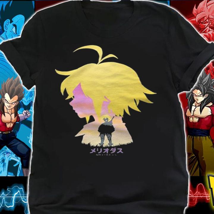 The Seven Deadly Sins Meliodas character's shadow T-shirt t-shirt shirt