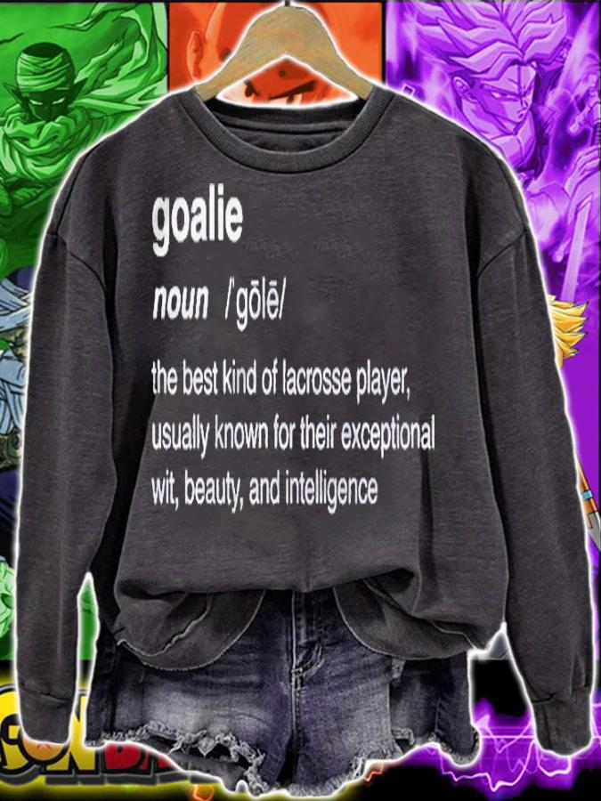 Definition Lacrosse Player Box & Field Lacrosse Goalie Shirt sweatshirt