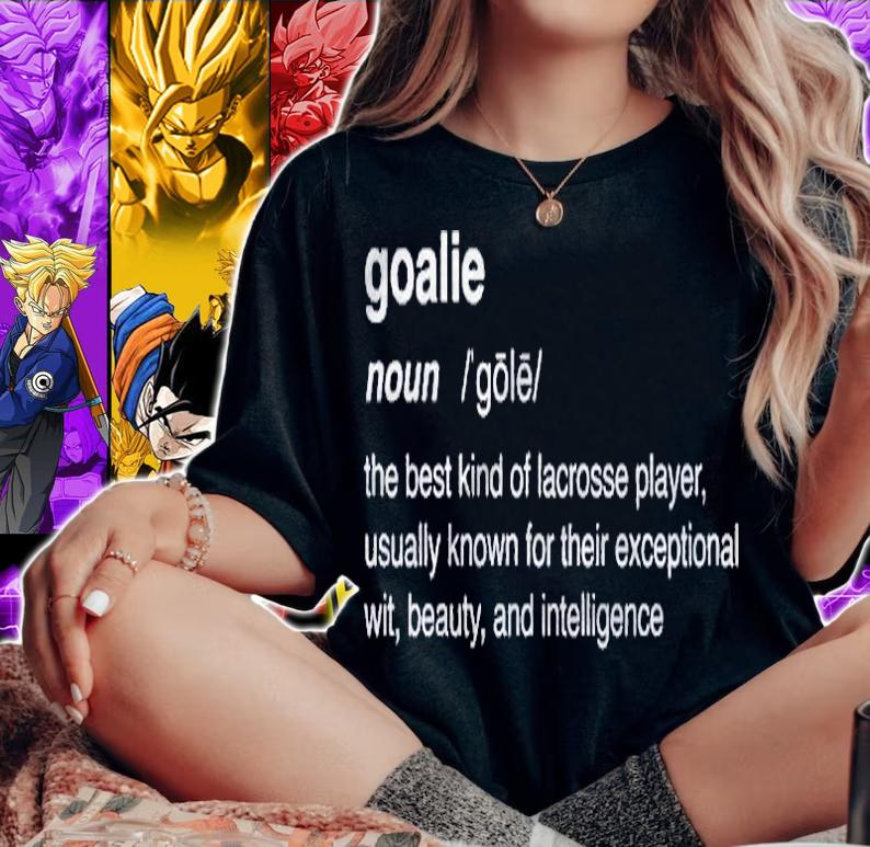 Definition Lacrosse Player Box & Field Lacrosse Goalie Shirt woman shirt